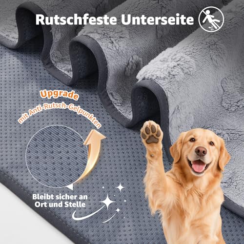 Tapis super absorbants pour chiots et chiens avec base imperméable