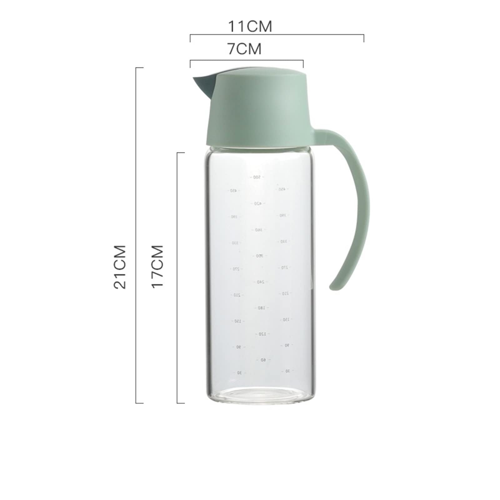 Botellas de Aceite para Cocina, Botella de Vidrio para Aceite, Botella para condimentos, Herramienta para condimentos para el hogar, Lata de Aceite, Lata de vinagre, frascos para Especias de Cocina,