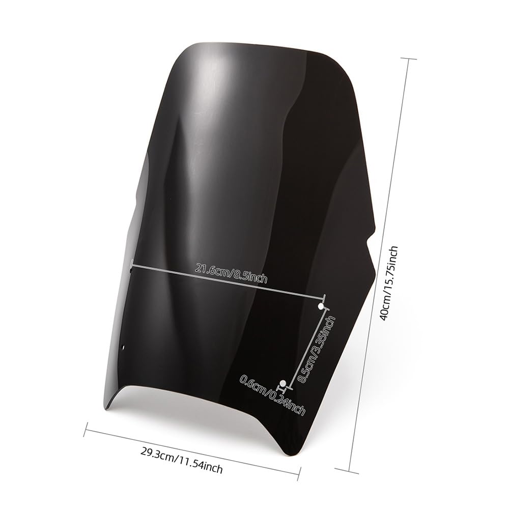 Pare-brise de moto pour Tenere-700 XT700Z 2019-2024 Tenere 700 Tenere700 Pare-brise Moto Déflecteurs d'air Protecteur