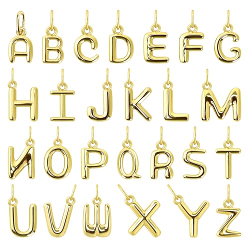 Fryokrbo 26Pcs Initial Charms Set