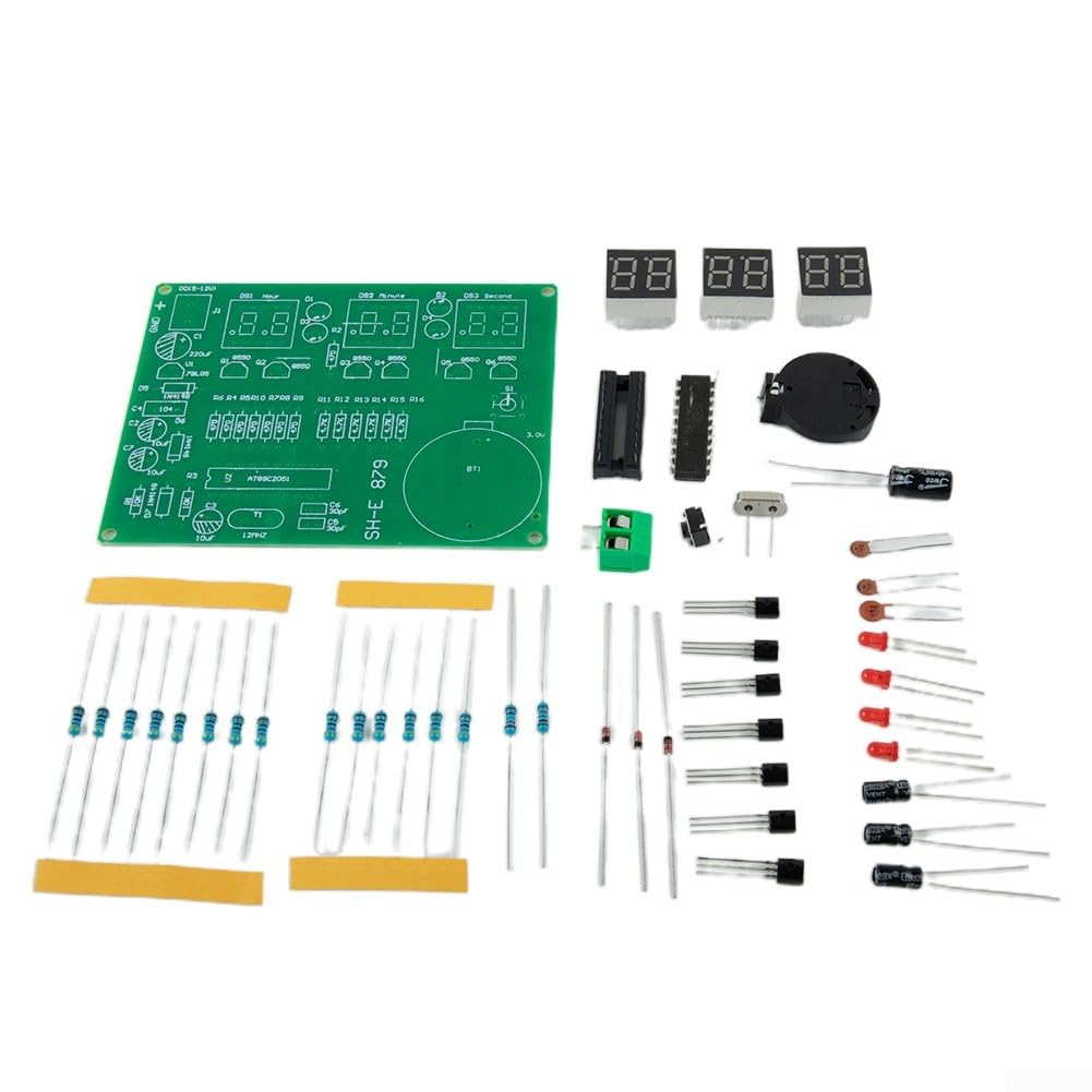 Kit Elettronico Fai Da Te Con Sveglia Digitale A LED RGB Colorata C~p125052297 - Foto 4