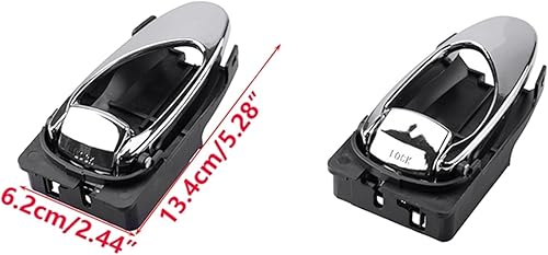 Miniatura 2 de Jfqm - 2 manijas de puerta interior de automóvil para Daewoo Leganza 1997 1998 1999 2000 2001 2002 accesorios