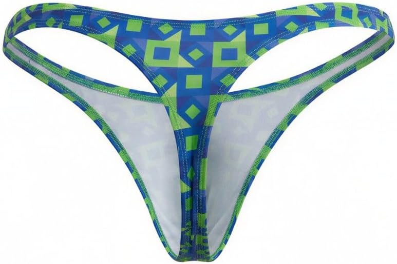 CandyMan Fashion Style 99924 Thongs Color Printed Navy Size S/M