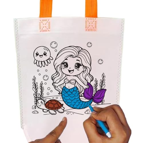Image of Party Propz Birthday Return Gifts for Kids - 70Pcs for 10 Guest | Mermaid Theme Party Favors Pack | Return Gifts for Kids Age 6-8 | Stationery Set