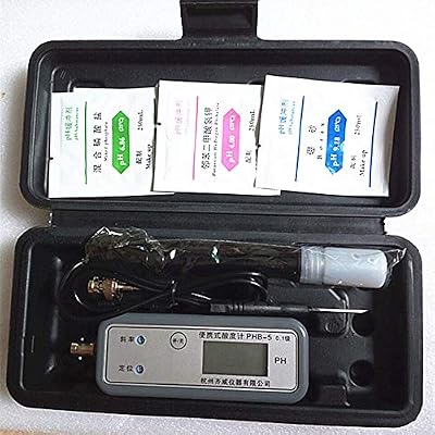 PHB-5 Portable pH Meter Pen-Style Digital PH Technology PH Tester Precision 0.1