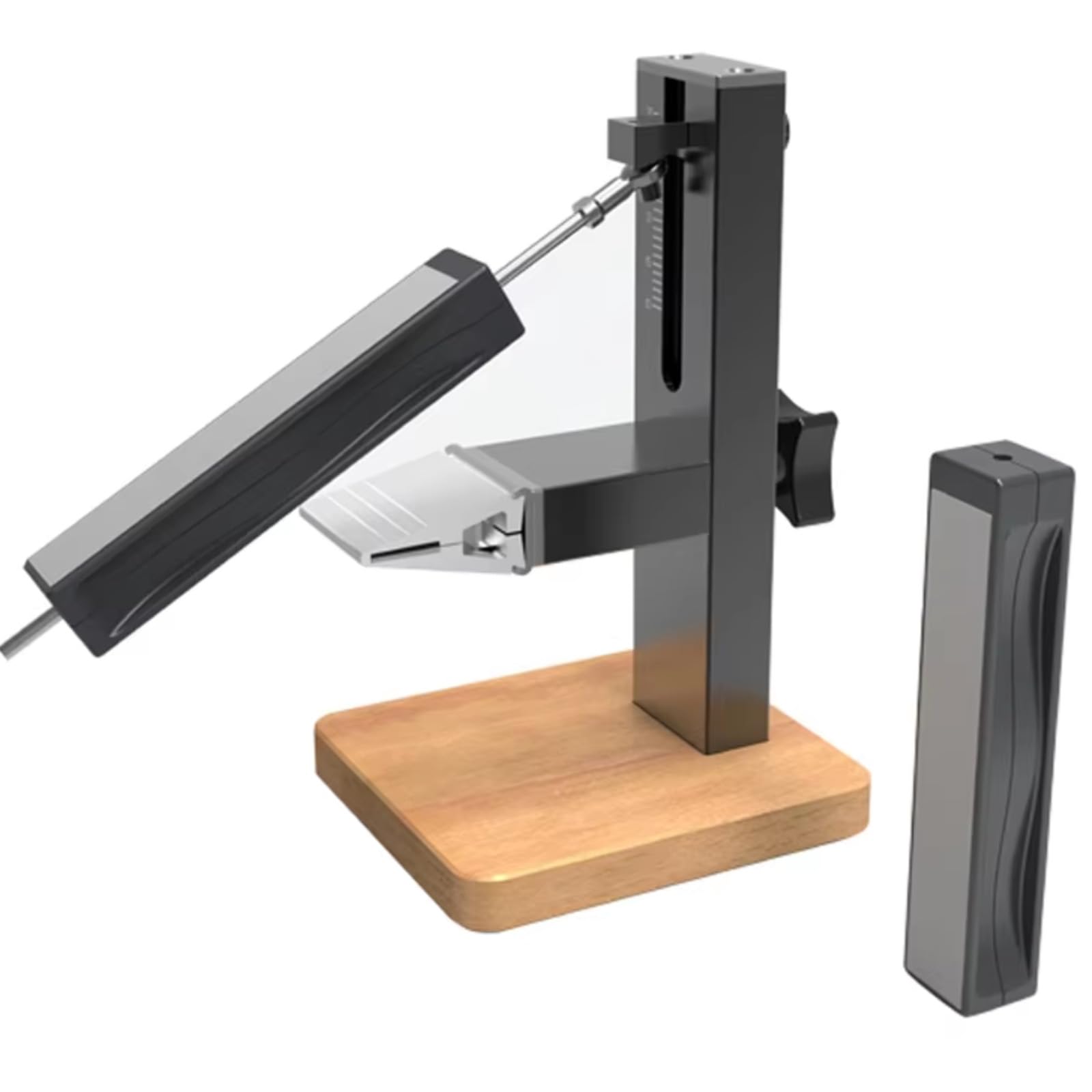 Profesjonalna ostrzałka do noży ze stopu aluminium CNC | z zestawem diamentów 360# i 600# i 800# i 1000#& oraz precyzyjną prowadnicą kątową 10° ~ 30° ze stałym systemem ostrzenia