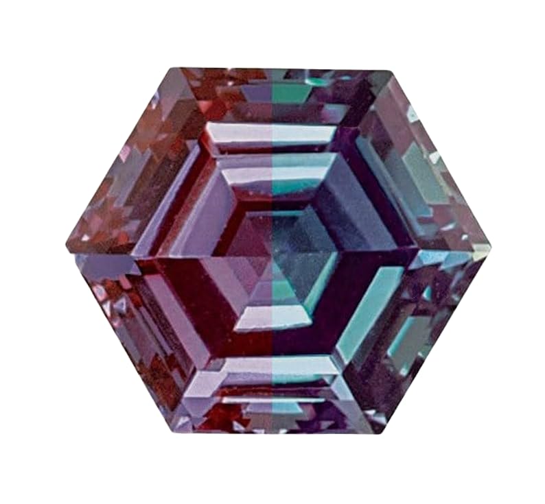 Alexandrite naturelle 5x5mm facettée pour création de bague