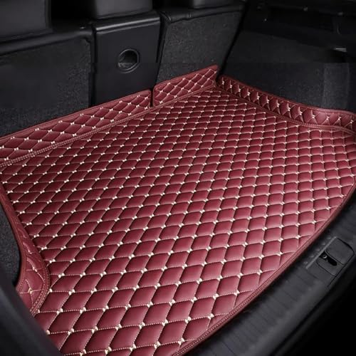 tianshao Alfombrilla Maletero Coche Cuero para Mercedes-Benz Clase E W212 Wagon 2011,Impermeable Funda de Maletero de Coche Protector Maletero Coche Cubre Maletero Trasera,Red