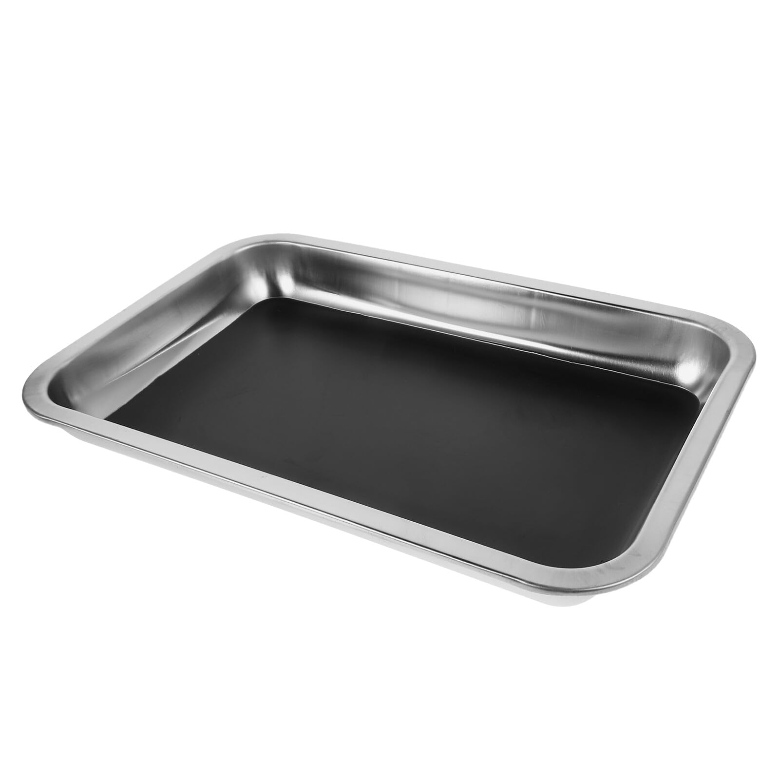 HANABASS 3 Pièces Plateau de Dissection Acier Inoxydable Bac Éducatif Polyvalent pour Pratique de Dissection Nettoyage Facile Matériel de Laboratoire pour Étudiants
