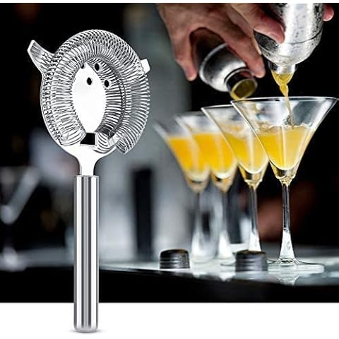 Praktisches rostbeständiges Filterwerkzeug Cocktail Sieb Eisfruchtabscheider Filter Elegantes Getränkesieb Ideale Größe Cover