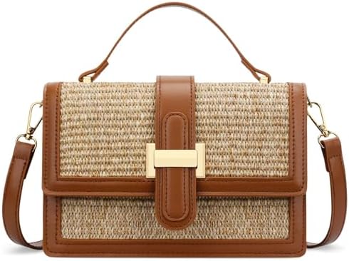 KKXIU Crossbody Bags for Women - Top Handle Purses for Lady, Leat...