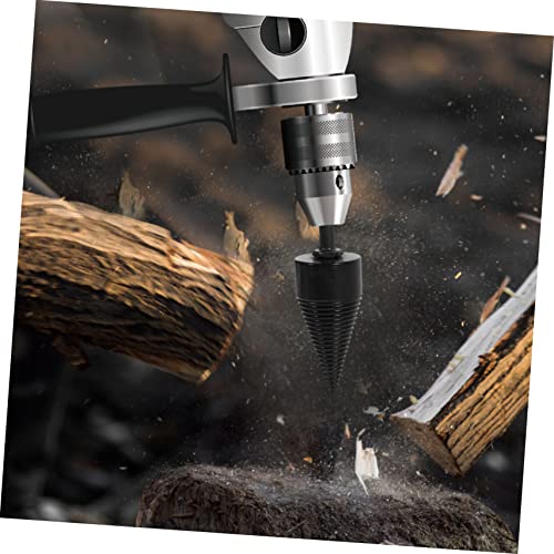Sewoart 1Pc Step Drill Bit For Metal Metal Drill Bits Step Drill Bits Titanium Step Drill Bit Steel Drill Bit Set Log Splitter Screw Cone Tool Wood Machine Black Conical Metal #TOP5