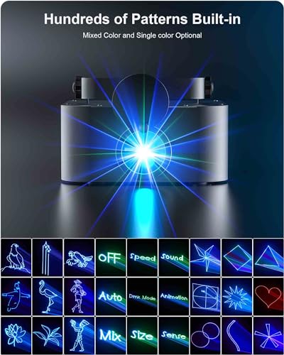 Wzybuta ZQ03251 Dj Laser Lights, 3D Animation Laser Machine thumb #1