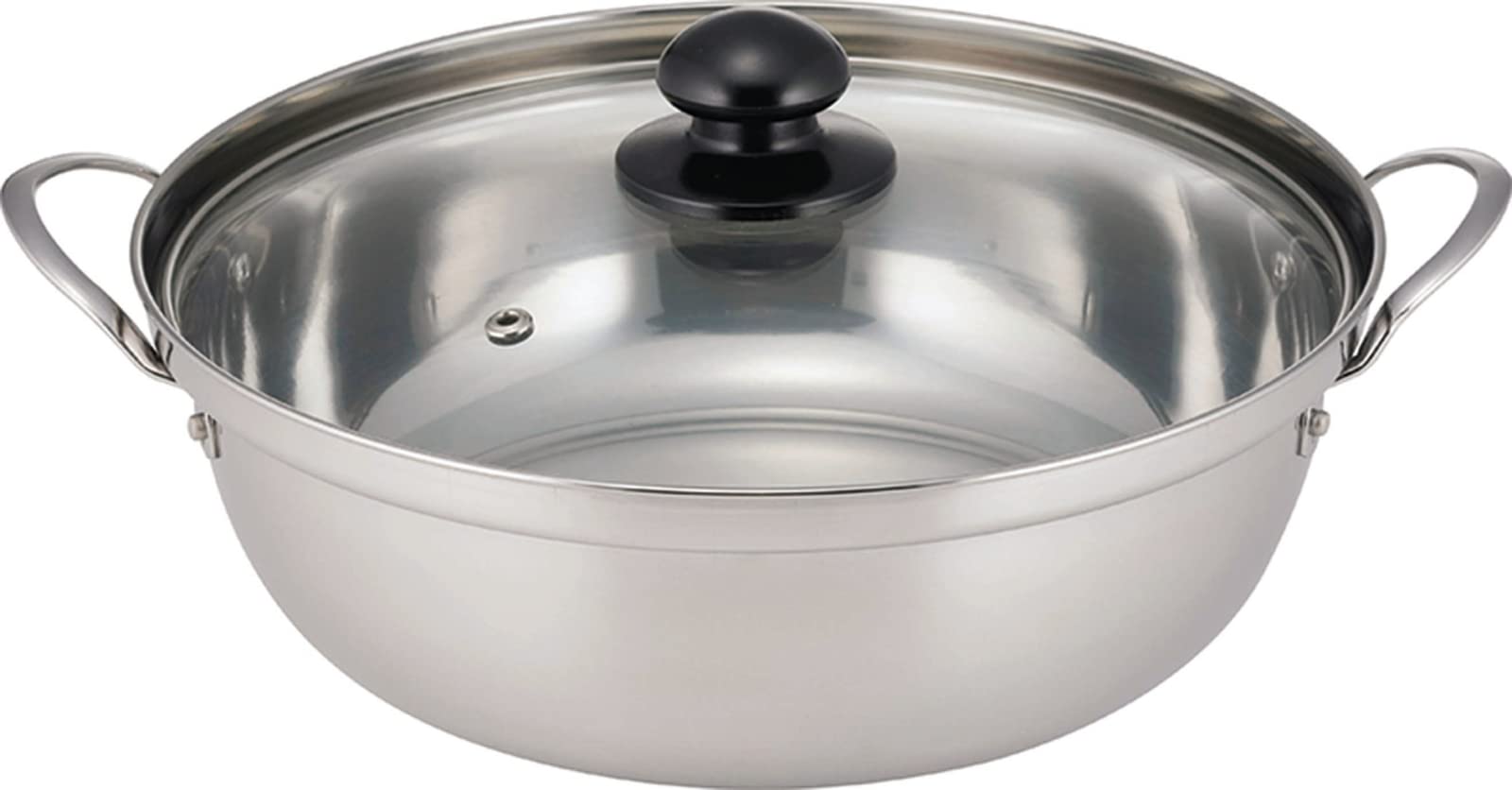 Amazon.co.jp: カクセー(Kakusee) 卓上 たらふく鍋 24cm 3~5人用 サビ