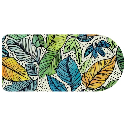 Tapis de souris vert hawaïen pour éviter les glissements de clavier sur le bureau