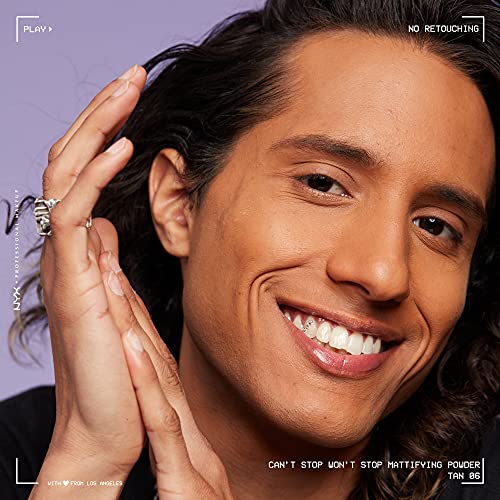 Nyx Professional Makeup Can't Stop Won't Stop Mattifying Pressed Powder - Tan #TOP4