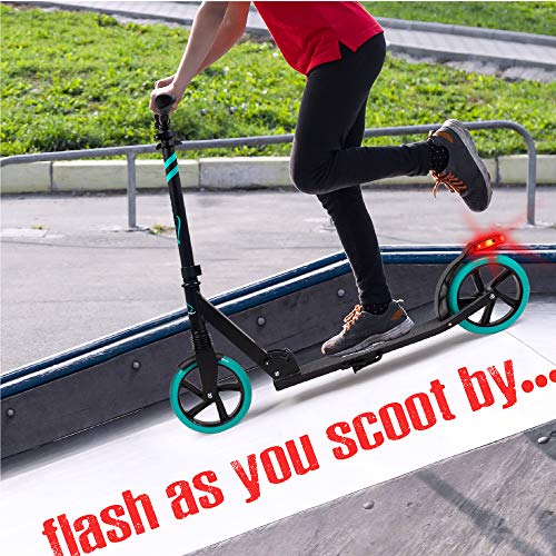 image for Lascoota Brake LED Light USB Rechargable - Easy to Insert Orange Tail 