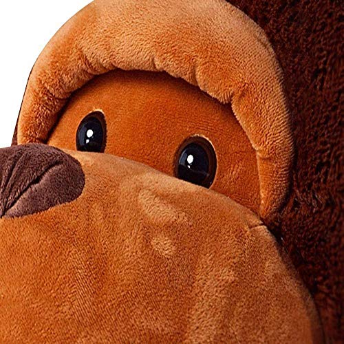 Miniatura 3 de Yunnasi Mono Peluche Gigante Orangutan De Peluches Gigantes Para Niñas Y Niños 80 Cm
