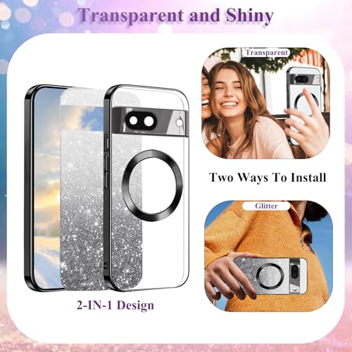 Coque Google Pixel 8a paillettes chic antichoc pour le quotidien - 4