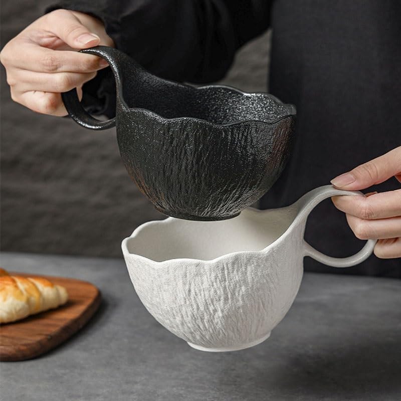 Stone-patterned Frosted Ceramic Cup Souvenir Gift Coffee Breakfast Milk Water Cups