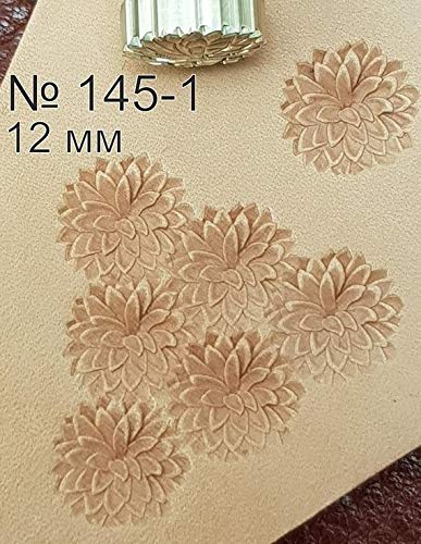 Flower Leather Working Tools Carving Punches Stamp Craft Saddle Brass #145-1