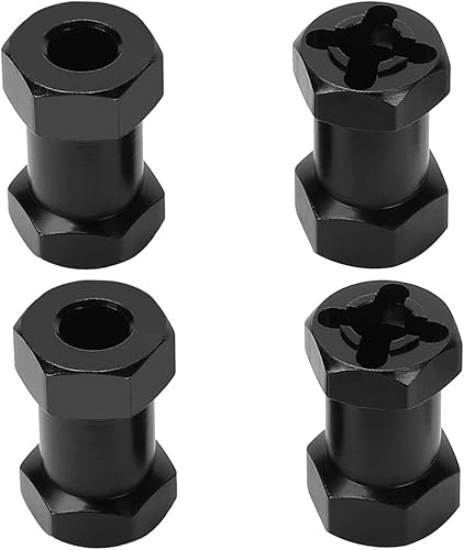 Vista 6 de Espaciadores hexagonales de rueda RC de 0.472 in, extensión de cubo hexagonal de 0.591 in para mejorar la estabilidad y el rendimiento en las piezas