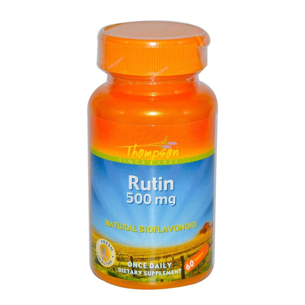 Thompson, Rutin, 500 mg, 60 Tablets