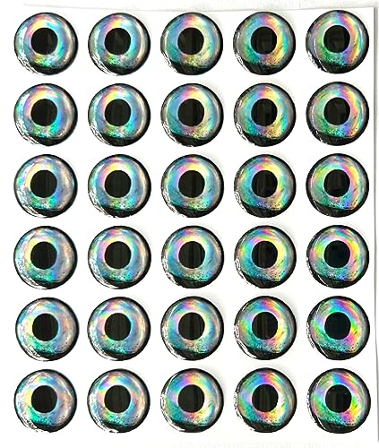 Brule Epoxy Fish Eyes (Sleet, 15mm) - Thumbnail 5