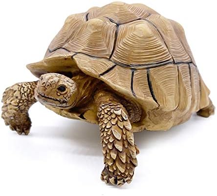 PPCLION Sulcata Tortoise Statue Figurine Collection Gift Decorations