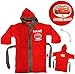 Produktbild Frottee Bademantel - Disney Cars - Auto - Lightning McQueen - incl. Name - 2 bis 4 Jahre/Gr. 92-110 - 100% Baumwolle - mit Kapuze - für Kinder/Jung..