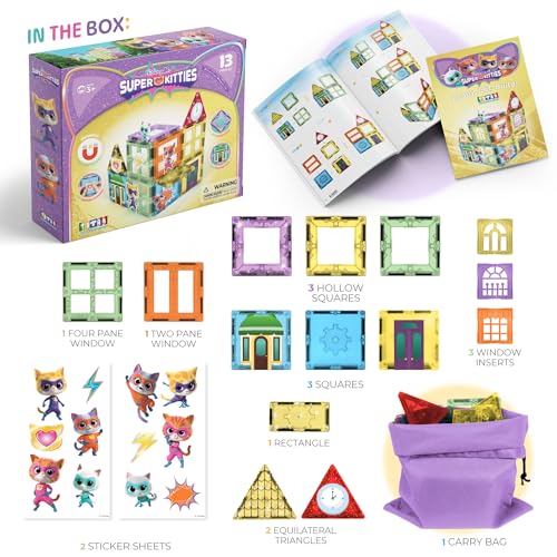 Tytan Disney Junior SuperKitties 17-Piece Magnetic Tile Set — view 2