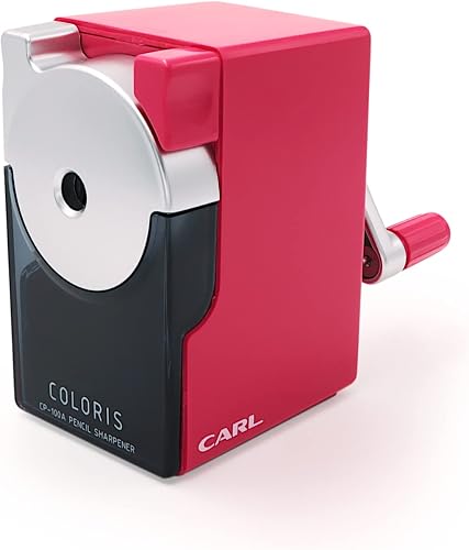 Carl, Coloris Pencil Sharpener, CP-100A-P, Pink
