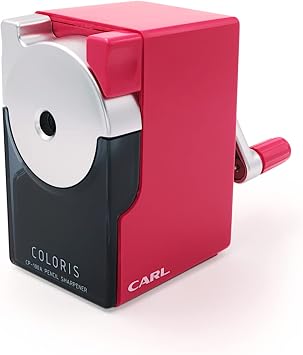 CARL, Coloris Pencil Sharpener, CP-100A-P, Pink