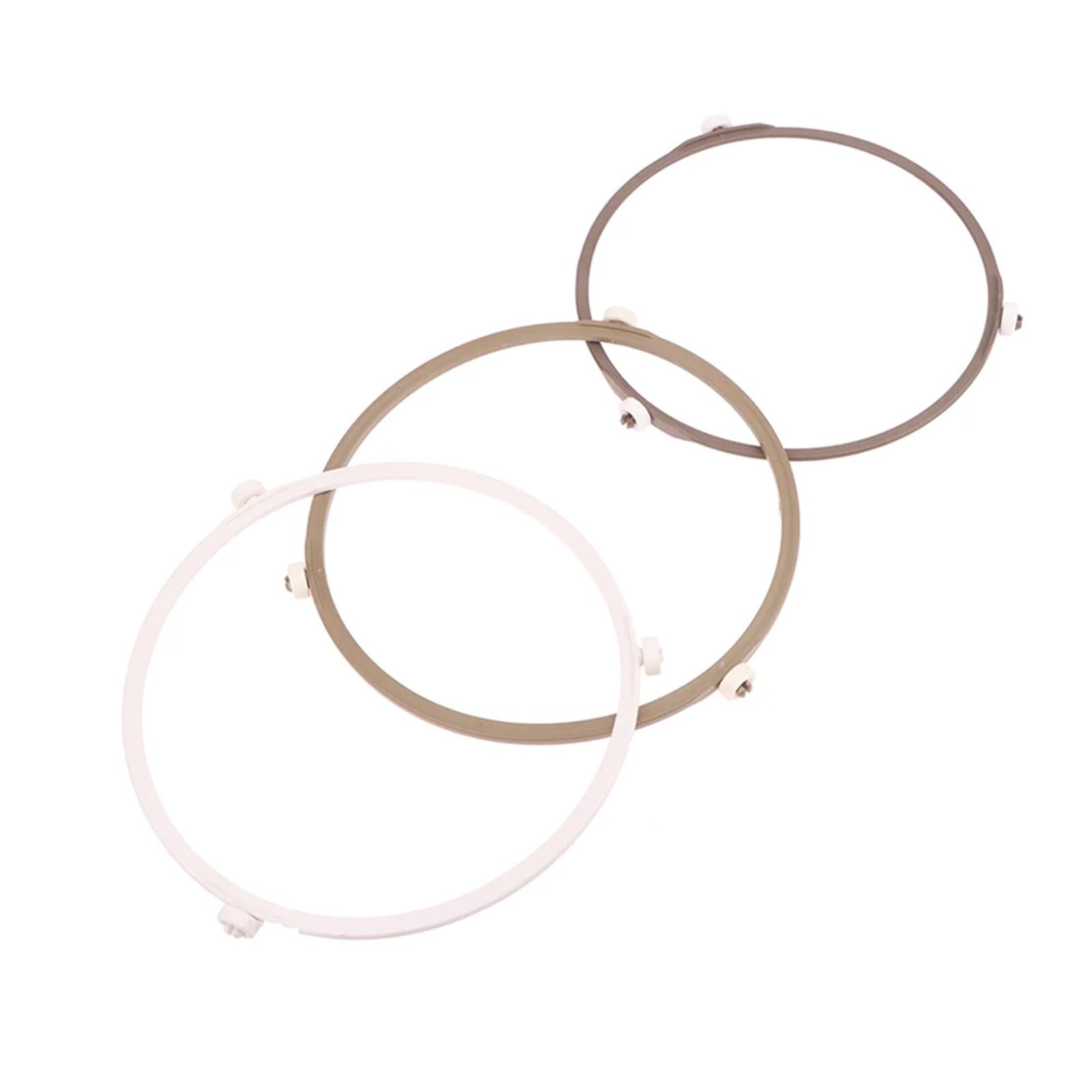 Soporte giratorio para horno microondas – Soporte de anillo giratorio circular, soporte de placa base de bandeja de vidrio (A3)