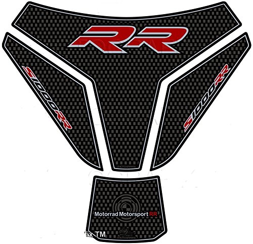 MOTOGRAFIX タンクパッド BMW S1000RR 15- カーボン/シルバー/レッド MT-TB023CSR