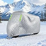 Heavy Duty Motorcycle Cover For Aprilia Tuono V4 Factory 1100 2021-2024, Thick cotton pad motorcycle hail cover for outdoor use to keep clean, windproof and scratch-proof Sun with Lock Holes - Image 2