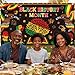 Black History Month Banner, Afrocentric Backdrop Banner, Freedom Chain Break Design Photo Booth Background for African American Party Celebration Decor, 73
