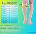 Doc Miller Compression Calf Sleeve for Men & Women, Premium Medical Grade, 20-30mmHg Graduated Support for Running, Calf Tear, Shin Splints, Knee High, Skin/Nude Calf Sleeves, X-Large Size, 1 Pair