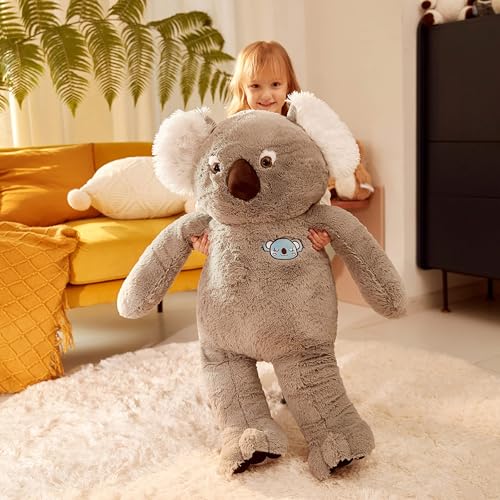 Image of IKASA Large Koala Soft Toy, Giant Koala Plush Toy, 78 cm, Large Cuddly Toy, Cute Giant Plush Toy, Plush Jumbo Stuffed Toys, Gift for Children