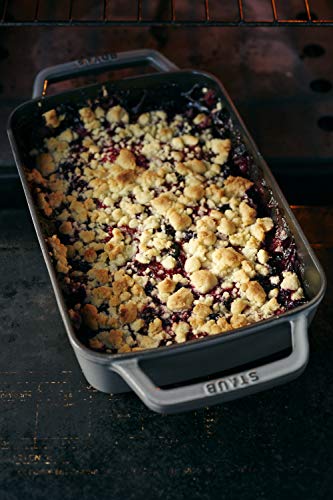 Travessa Retangular, Ferro Fundido, Cinza Grafite, 30x20 cm, STAUB