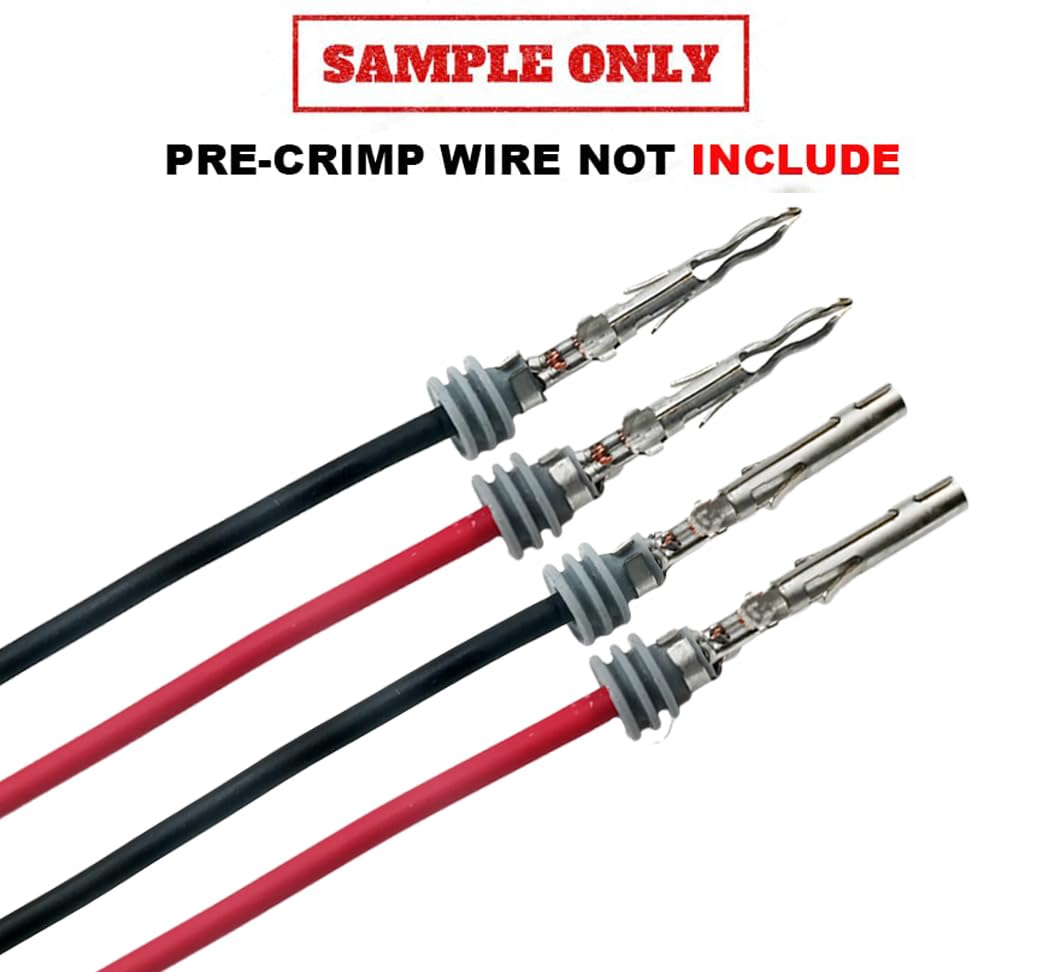 22-PIN (Conductor) 20 amps 14-16 GA, Bulkhead Kit Series, Sealer Terminals, Housing Male & Female Quick Disconnect Kit