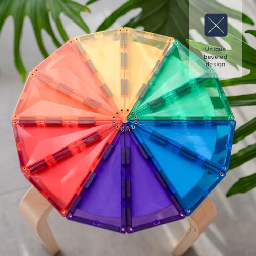 Connetix Rainbow Geometry Pack – 30-Piece Magnetic Tiles — view 4