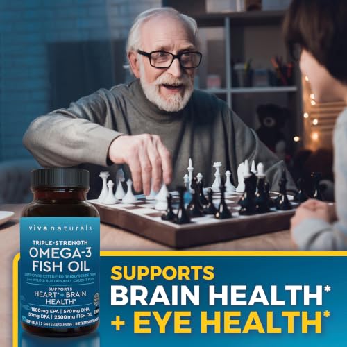 Viva Naturals Omega 3 Fish Oil Supplement