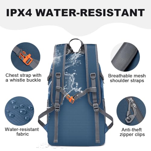 MIYCOO Ultralight Packable Backpack, 35L Water-Resistant Hiking Daypack - image 4