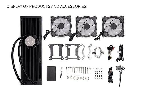 Masterliquid Ml360 Illusion Black Edition Cpu Liquid Cooler, Aio Water Cooling System, 3 X 120Mm Rgb Halo Fans, 360Mm Radiator Compatible With Amd Ryzen/Intel Lga1700*/1200/115X #TOP5