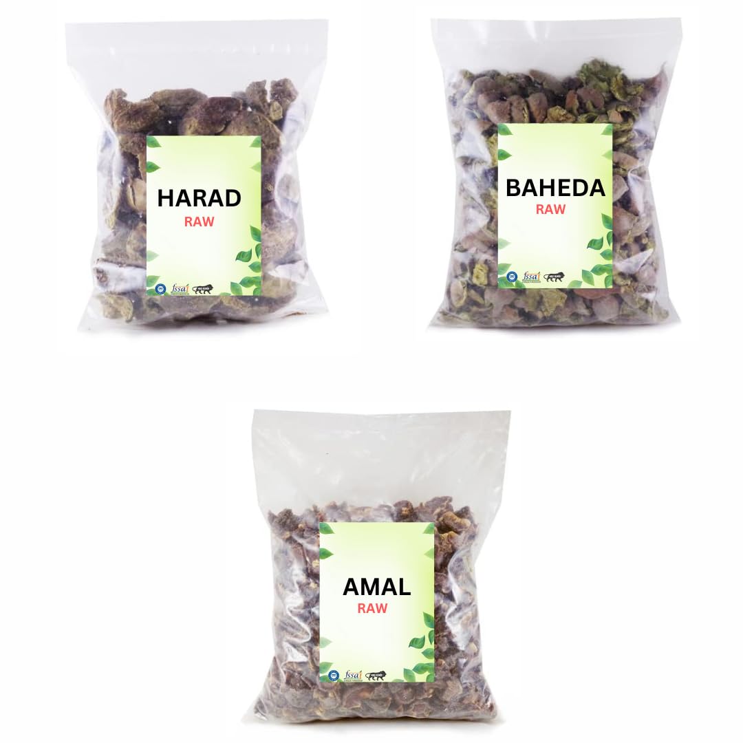Dharamchand® Triphala (Ratio 1:2:3) Raw, Whole - Harad (100gm) Baheda(200gm) Amla (300gm) 600gm (त्रिफला) (B0BY989QGG) Amazon Price History, Amazon Price Tracker