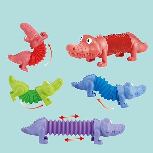 Miniatura 3 de Juguetes sensoriales Pop Tubes, paquete de 6 tubos sensoriales para niños pequeños, recuerdos de fiesta con brillo de animales, juguetes para