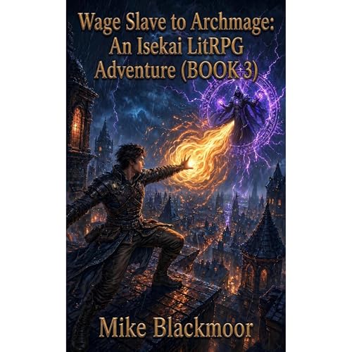 Wage Slave to Archmage：An Isekai LitRPG Adventure (BOOK 3) Audiobook By Mike Blackmoor cover art