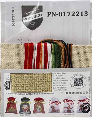 VERVACO Point De Croix Compté Kit Sachet Aromates Complet Set