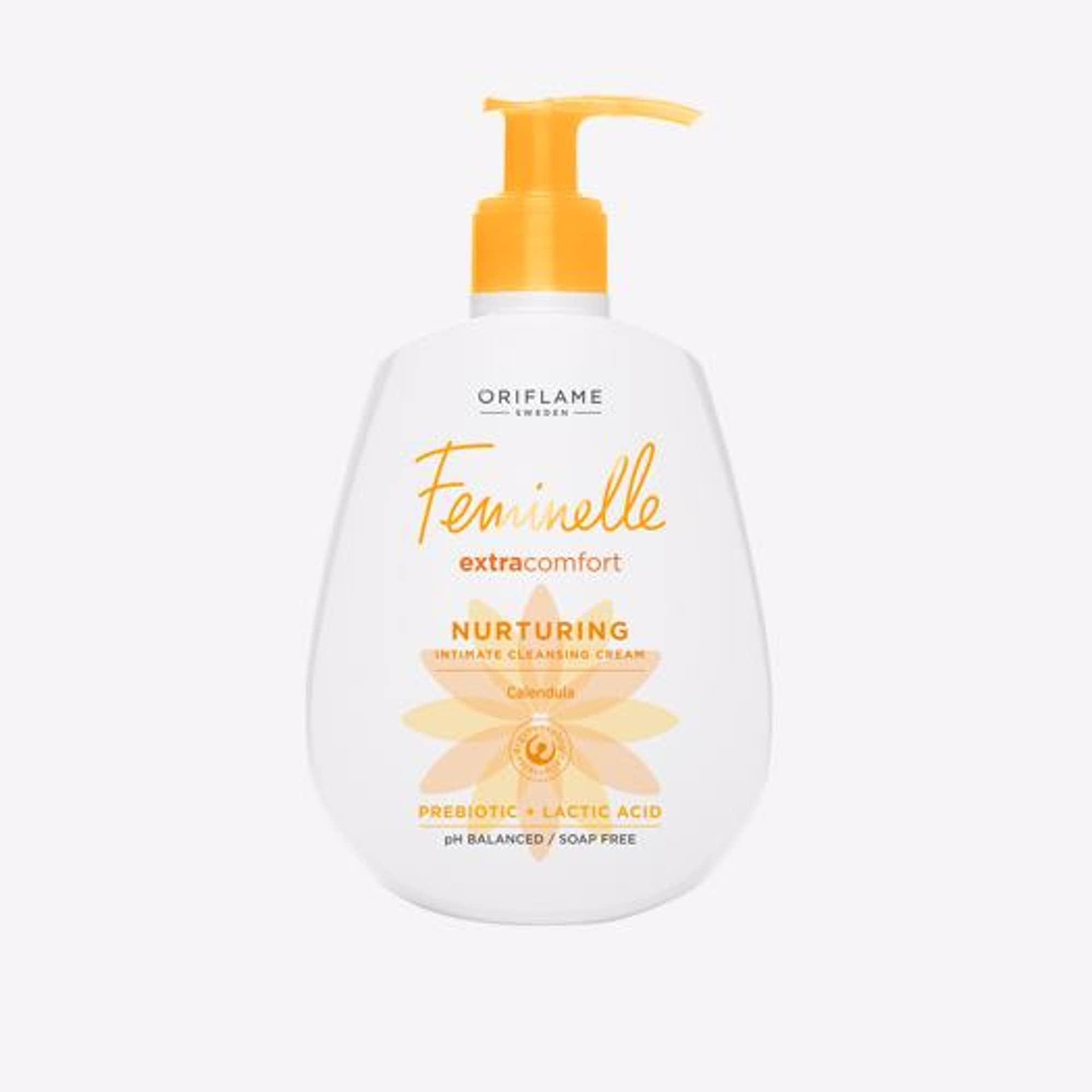 Feminelle Extra Comfort Nurturing Intimate Cleansing Cream Calendula 300ml